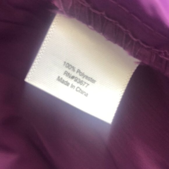 Xersion Cropped Rain Coat Jacket Water Resistant Bright Purple Sz.S-M New - Picture 10 of 11